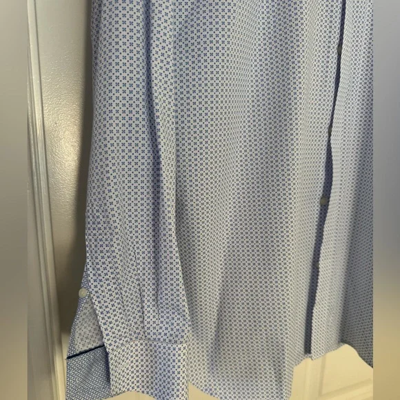 Mens Ted Baker button down shirt 16.5 / 34-35 - Picture 2 of 8